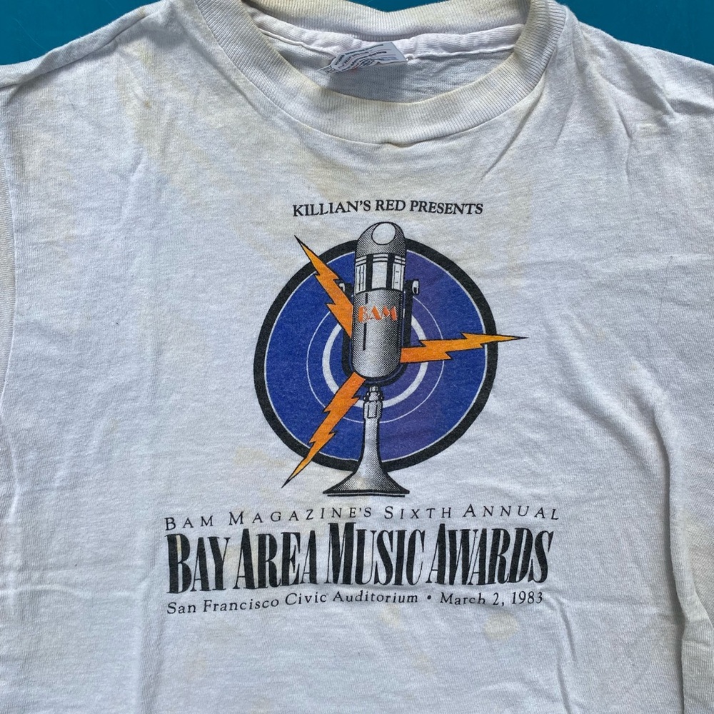 Vintage Bay Area Music Awards T-shirt